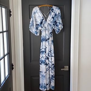 Women’s Maxi length Tye-Dye dress